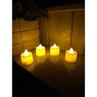 4 Pcs Led Candle Light / Lampu Lilin Deco / Pelita Raya