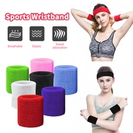 Sports Wristband ปลอกข้อมือ สายรัดข้อมือ ผ้ารัดข้อมือ ปลอกรัดข้อมือ ผ้าพันข้อมือซับเหงื่อ สายรัดข้อมือ ซับเหงื่อได้ดี ราคาต่อ 1 ชิ้น SP47