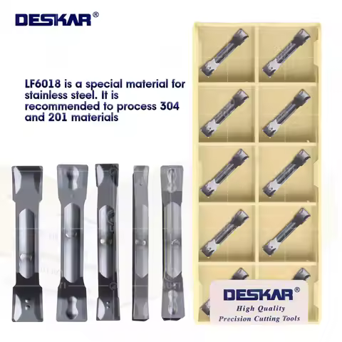 Deskar 100% Original TDC200 TDC3 TDC4 TDT2 TDT3 TDT4 LF6018 Metal Grooving Blade Lathe Tool For Proc