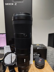 Nikon Z 180-600mm f/5.6-6.3 VR 連 Nikon Z TC-1.4x ，港行保養至2026年1月頭