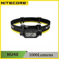 NITECORE NU40 1000Lumens High performance lightweight USB-C Rechargeable Headlamp Built-in 18650 Bat