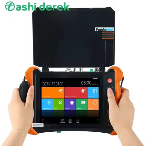 8 Inch CCTV Tester Monitor X9 MOVTADHS Full Features H.265 AHD SDI CVBS CCTV Tester TVI CVI IP Camer