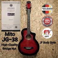 Mito MG-38 / JG-38 / PF-38 38" inch Acoustic Guitar Folk Guitar # F310 Gitar Kapok Akustik Capo Tuner Keyboard Music OAG