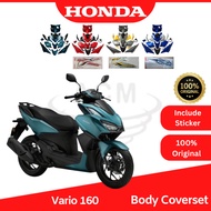 HONDA Vario160 Body Cover Set Coverset Color Part 100% Original BSH With Free Sticker Stripe Strike 