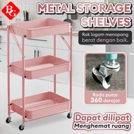 HTD Sport Rak Susun Dapur Multifungsi Metal Storage Rak Penyimpanan Rak Lipat Serbaguna 7208/7212/72
