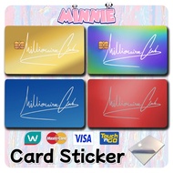 [ Millionaire Club Card ] Touch n Go Card Sticker TNG Card/BANK CARD/Watsons Card/ACCESS/MASTER/VISA