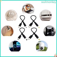 WU Converter Cord DC35135 4017 5521 5525 to USB C Cable for Gadgets Accessories