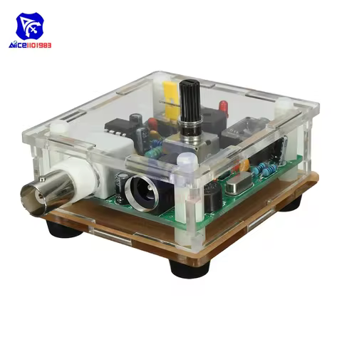 diymore DC 9-13.8V S-Pixie CW QRP Shortwave Radio Transceiver 7.023Mhz with Case DIY Kit