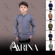 KATUN Latest Shirt Muslim Boys' Long Sleeve Ruby Pattern Toyobo Cotton Material By Arina Fashion
