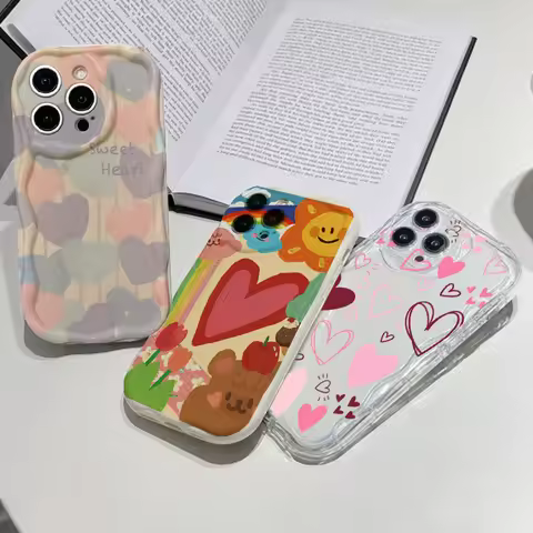 Colorful Hearts Case for Huawei Honor 400 200 90 Lite 300 Pro X9D X7D X9B X8C X8A X8B X7B X6A X6C X5