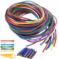 16 18 20 22 24 26 28 30 AWG ซิลิโคนไฟฟ้าพร้อมชุดเครื่องมือ 10 สีแต่ละ 10 ฟุตยืดหยุ่น 22 AWG Stranded