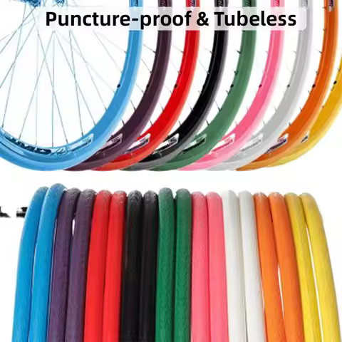 Bike Solid Road Tire Bike Solid Tire 700x23C Road Bike Cycling Tubeless Tyre Wheel Puncture-proof Fr