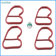 Wor* Swirl Flap Plug Intake Manifold Plug Set Prevents Leaks And Enhances Engine Performances For B3