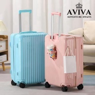 AVIVA Luggage 20/24/28inch Lightweight Multifunctional Travel Suitcase ABS+PC with 360° Wheels