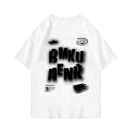 Long sleeve t-shirt men summer phantom letter kaos pria wanita style retro bisa cod atasan kekinian