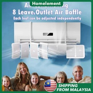 Air Conditioner Windshield Adjustable AC Wind Deflector Aircond Anti-direct Blowing Wind Deflector