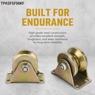 TPKSFSF98KF 2pcs V Groove Wheel, 2 Inch Replacement Sliding Gate Roller, Durable 661Lbs Capacity Sli