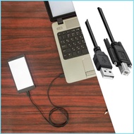 RUN Shielded USB2 0 Type A Male to Type B Male Cable Screw Mount Data Transfer