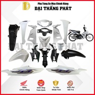 Dàn áo (16 món nhựa màu + nhựa nhám) xe Wave Anpha 110cc K89 năm 2023 các màu chính hãng Honda
