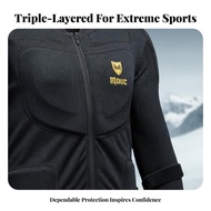 Ski Protective Gear D3O Jacket, Spine Protector, Unisex, Extreme Sports, Impact Resistant