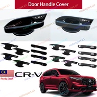 Honda CRV 2024-2025 Door Handle Cover Carbon Piano Black Anti-scratch Protect Cover for CRV 2024-202