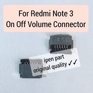 EC99 Socket Connector ON Off Volume Redmi Note 3 4 Original Power Connector