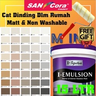 15 LITER SANCORA I EMULSION INTERIOR &amp; EXTERIOR WALL PAINT CAT DINDING DAN LUAR RUMAH ( JOTUN COLOUR - PAGE C)