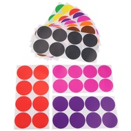 (RZUF) 2 Inch Round Color Coding Sticker 10 Assorted Colors Circle Dot Labels Self-Adhesive Colored 