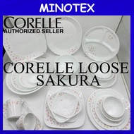 Corelle Loose Sakura (Dinner/Luncheon/Bread/Serving Plate/Noodle/Soup Bowl/ Mug) Corelle Plate Corel