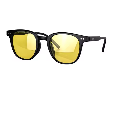 SHINU Night Vision Glasses Man 80% Blue Light Filers Lenses for Office Working TR90 Eyewear Night Dr