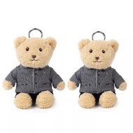Cathay Pacific Classic uniform bear soft toy keychain - male cabin crew 國泰航空 經典制服小熊吊飾