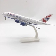 AIRBUS A380 BRITISH AIRWAYS 20CM STATIC PLANE MODEL