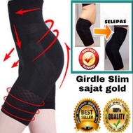 (Ready Stock)Preferred Girdle Slim Gold sajat Women's High Waist Slim Girdle Pant Control Panties Co