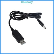 KOK 5V USB To 4 5V DC5 5x2 1mm Adapter Cable For  Electronics Replaces 3AA