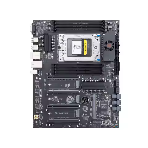 New Huanan Motherbaord H12D-8D For EPYC 7002 and 7003 with one EPYC 7K62 CPU (48 cores 96 Threads)