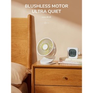 JISULIFE Clip on Baby Stroller Fan, 4000mAh Battery Operated, Portable Personal Small Fan, Quiet & N