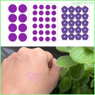 RAN 10 Sheets Ultraviolets Sticker Sunscreen Patches Detection Sticker Sun Sticker Beach Sun Protect