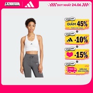 adidas Tập luyện Áo Bra Chạy Bộ Có Túi Medium Support Nữ trắng JI5989