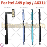 Switch Power ON OFF Key Mute Volume Button Ribbon Flex Cable For itel A49 play A631L Replacement Par
