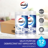 Walch® Multi-Purpose Disinfectant Wet Wipes 84pcs x 12 Rolls