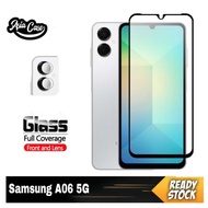 LAYAR 2 IN 1 Tempered Glass Full Screen Samsung A06 5G Package Free Tempered Glass Camera