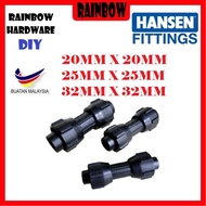 HANSEN HDPE FITTING SOCKET 20MM,25MM,32MM
