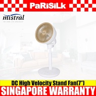 MISTRAL MHV708R-G DC High Velocity Stand Fan(7”)
