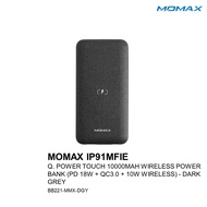 MOMAX IP91MFIE Q. POWER TOUCH 10000MAH WIRELESS POWER BANK (PD 18W + QC3.0 + 10W WIRELESS)