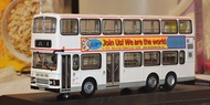 經典‼️九巴 利蘭 奧林比安 Leyland Olympian 11m AL1 6 DX2437 樣板車 KMB 80M 巴士迷世界廣告