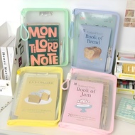 Light Color Portable File Bag High-value Carrying Book Bag A4 Transparent Zipper Type Information St
