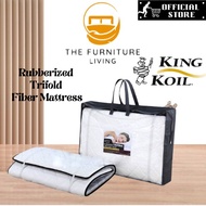 King Koil Rubberised TRI-FOLD Natural Fiber Mattress / Foldable Mattress