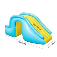 Inflatable Slide Inflatable Water Slide Swimming Pool Slide  Swimming Pool Supplies Kids Water Play 