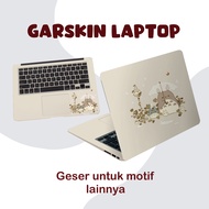 Garskin Sticker Laptop Cover Protector Notebook Skin Garskin Cute Minimalis Bunga Pelindung Laptop Stiker Aesthetic