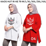 Bhan Premium Unsex Buju Birthday Laos Oversize 17 August T-Shirt Hut Ri Bj Bndr Merput Indonesia Adu